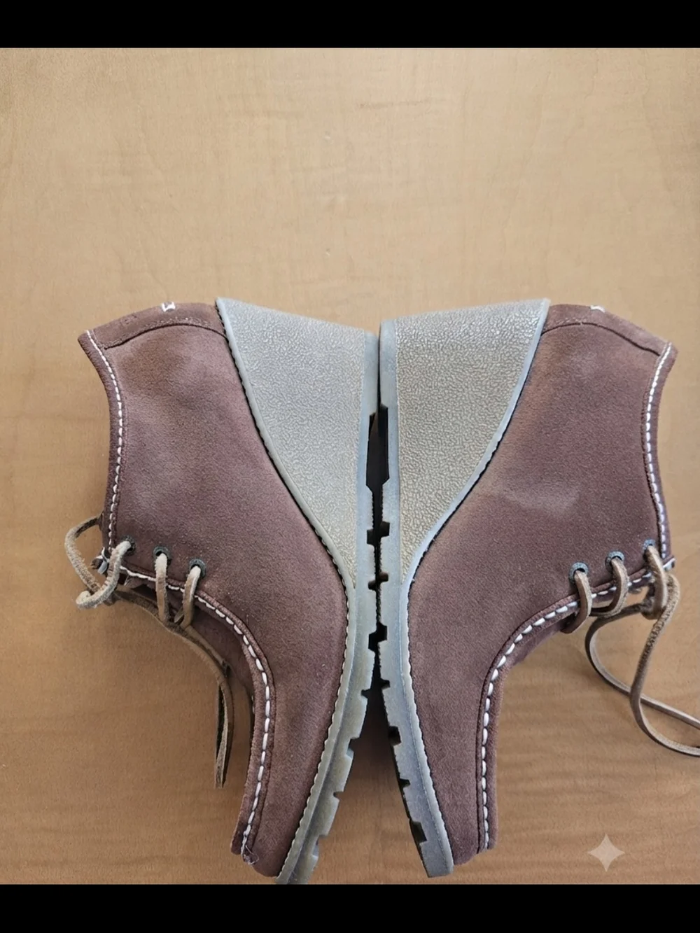 Sperry Stella Keel brown suede wedge bootie